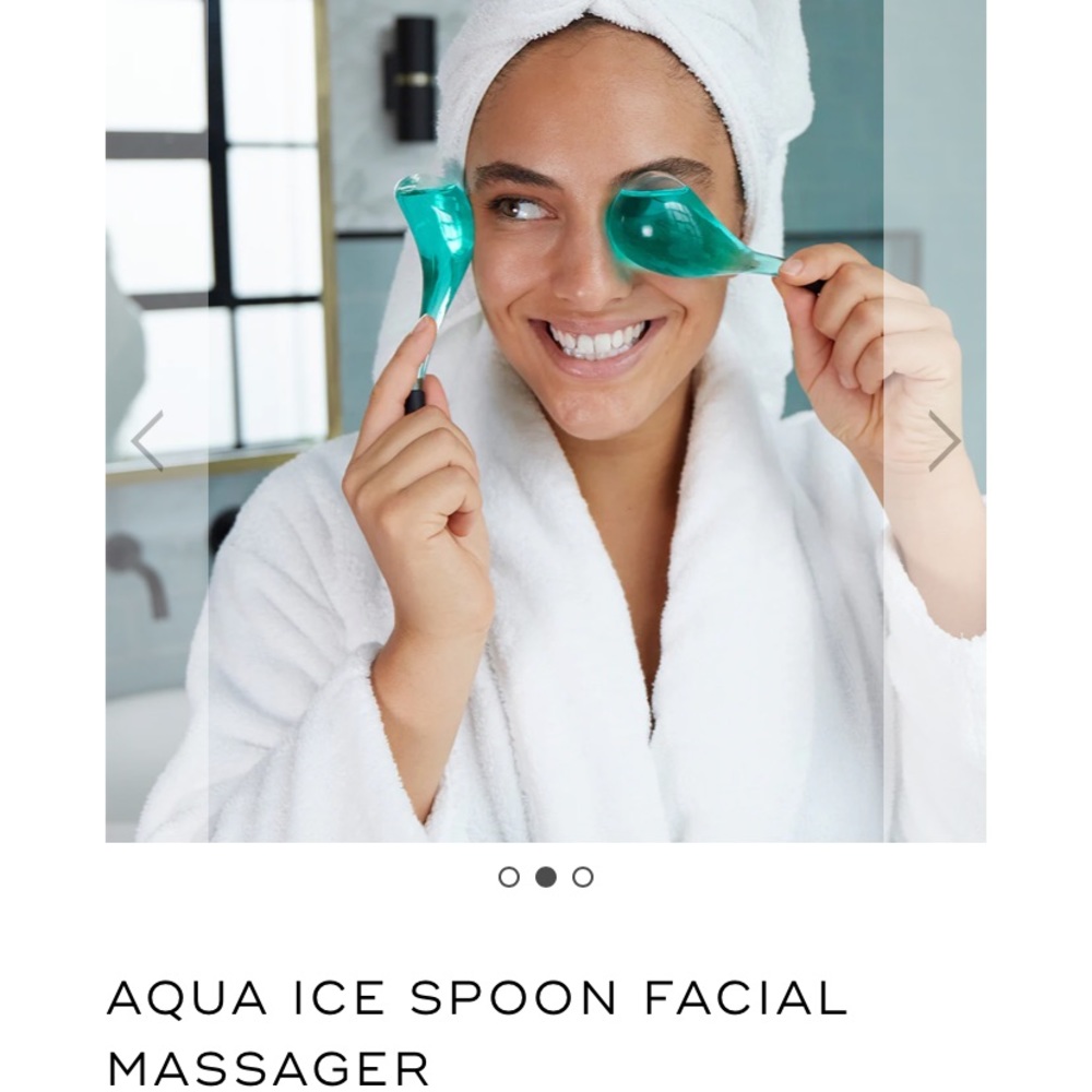 Aceology Aqua Ice Spoon Facial Massager *NEW NEVER USED*